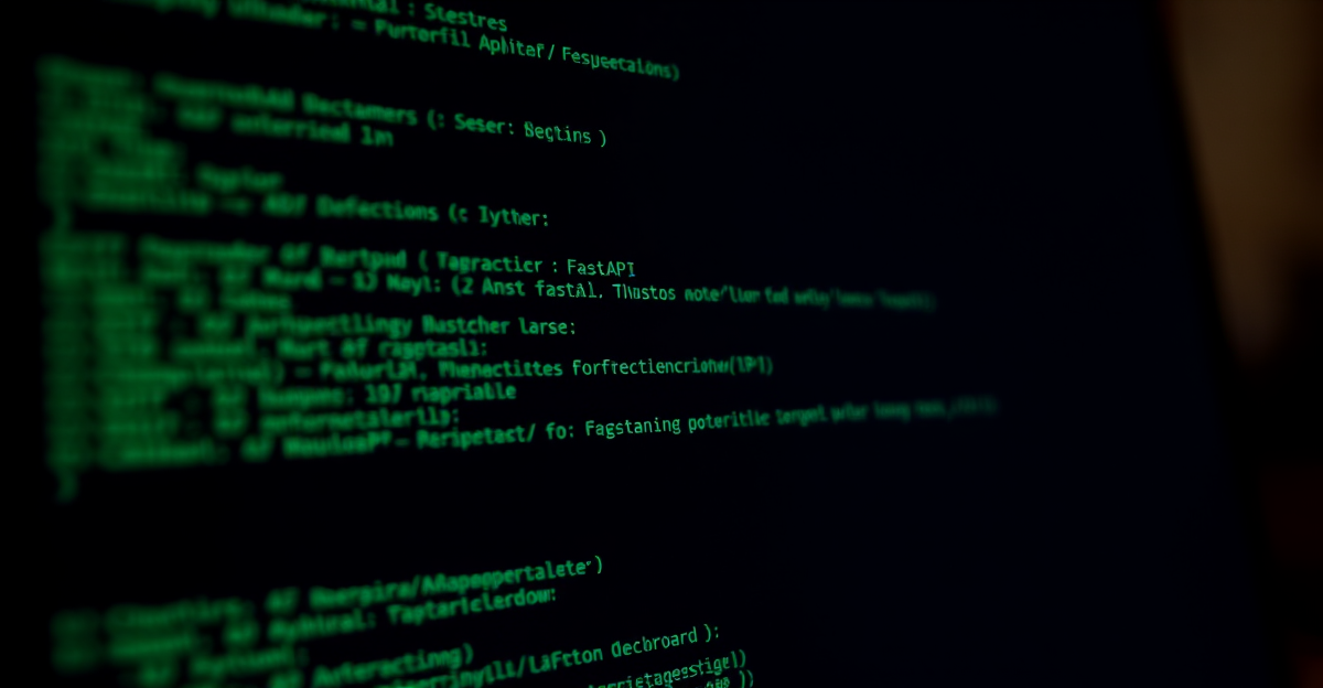 FastAPI server code on terminal