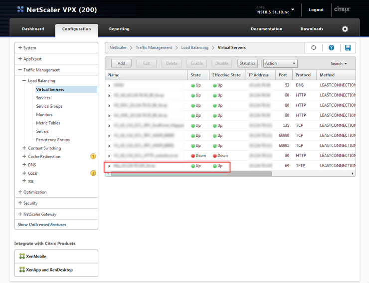 Load Balancing TFTP with Netscaler 10.5