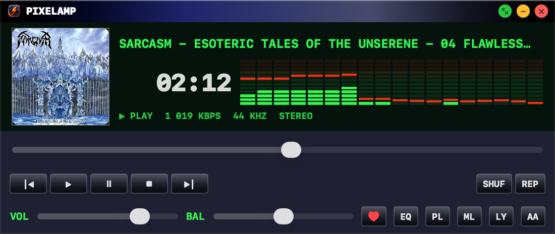 PixelAmp: The 2000s Music Player Your Mac Has Been Missing